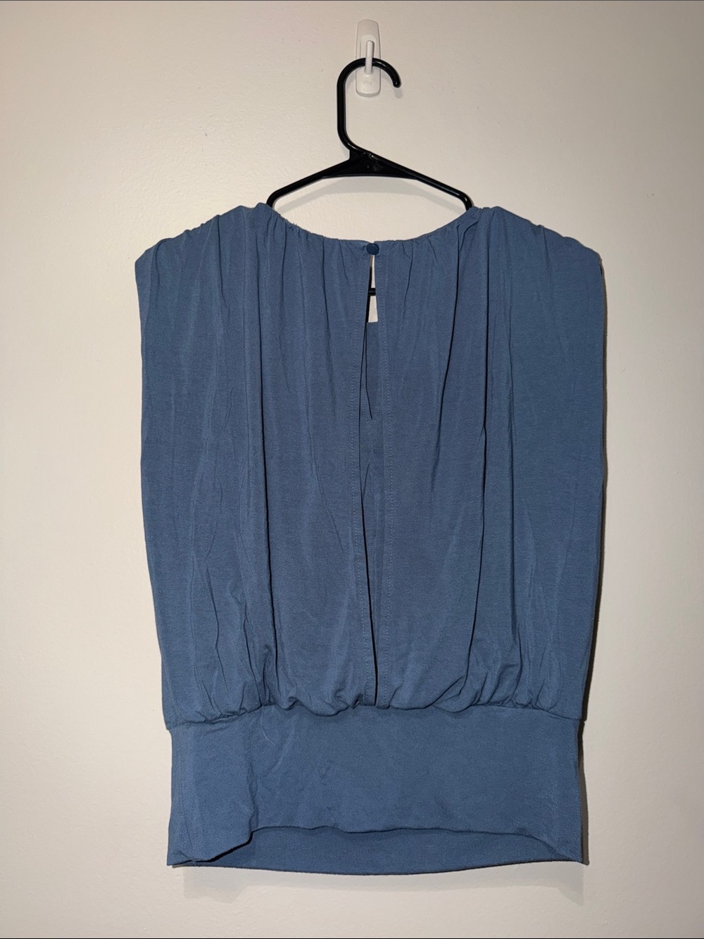 Banana Republic Sleeveless Cap Shoulder Blouson Blouse - Picture 6 of 9